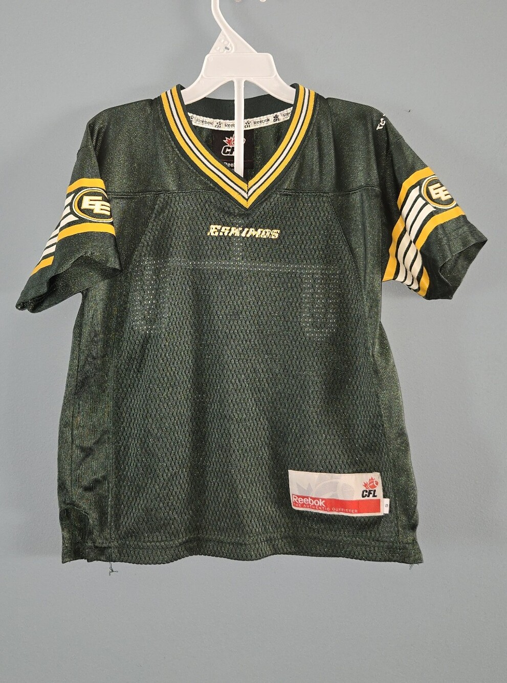 Vintage Reebok Kids Edmonton Eskimos Football Jersey (4)